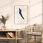 lake willoughby vermont map poster – minimalist lake wall art - image 5