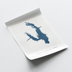 castle rock lake wisconsin map poster – minimalist lake wall art - image 6
