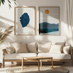 jenny lake wyoming map poster – minimalist lake wall art - image 7