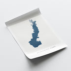 petenwell lake wisconsin map poster – minimalist lake wall art - image 6