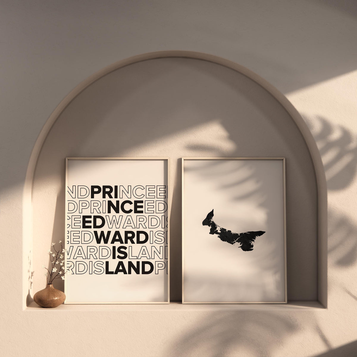 prince edward island map and typography wall art set - image 6
