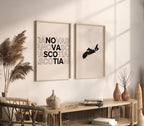 nova scotia map and typography wall art set - image 2