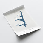 lake te anau new zealand map poster – minimalist lake wall art - image 6