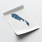 lake winnipeg manitoba map poster – minimalist lake wall art - image 6