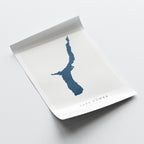 lake hawea new zealand map poster – minimalist lake wall art - image 6