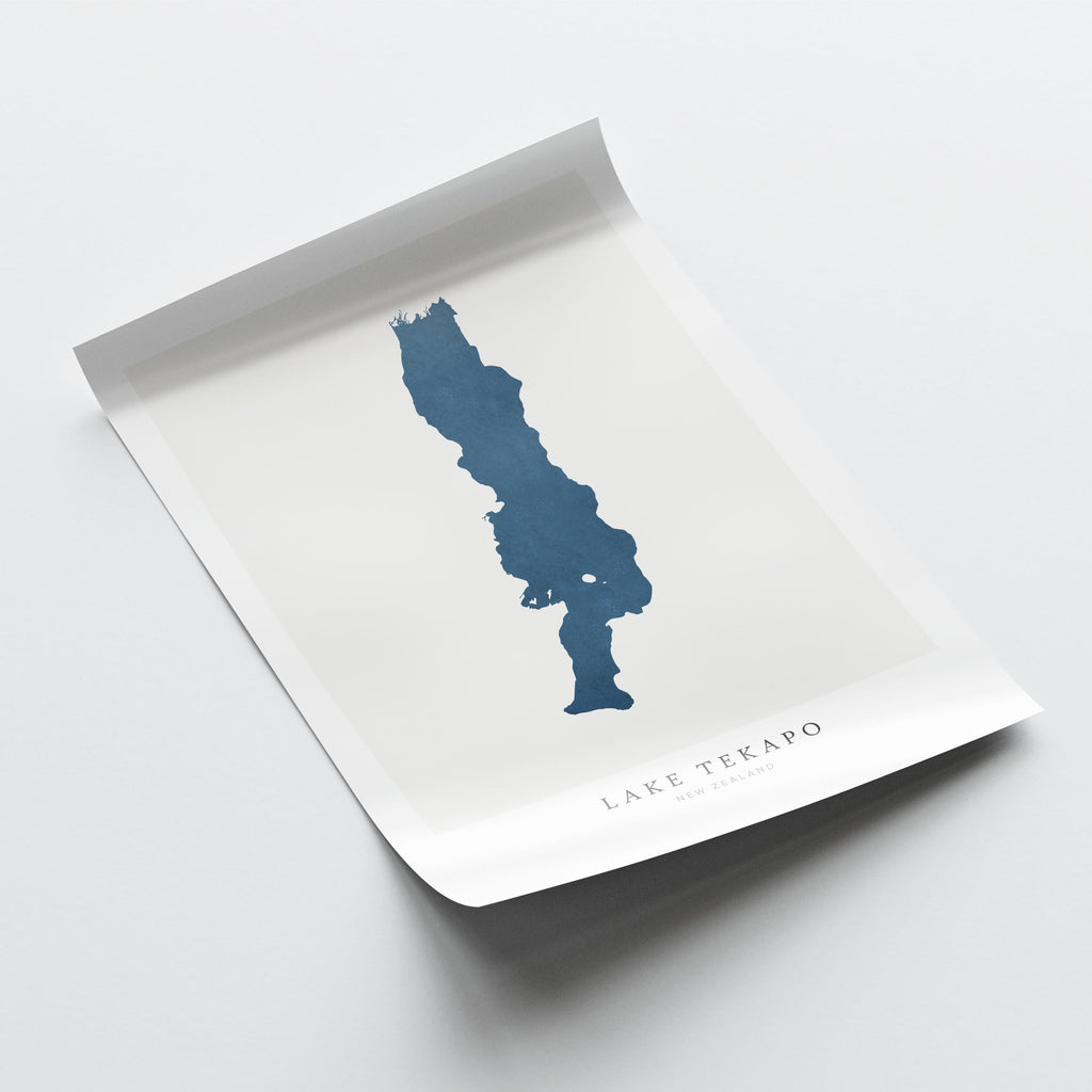 lake tekapo new zealand map poster – minimalist lake wall art - image 6