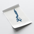 lake wanaka new zealand map poster – minimalist lake wall art - image 6