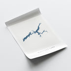 watauga lake tennessee map poster – minimalist lake wall art - image 6