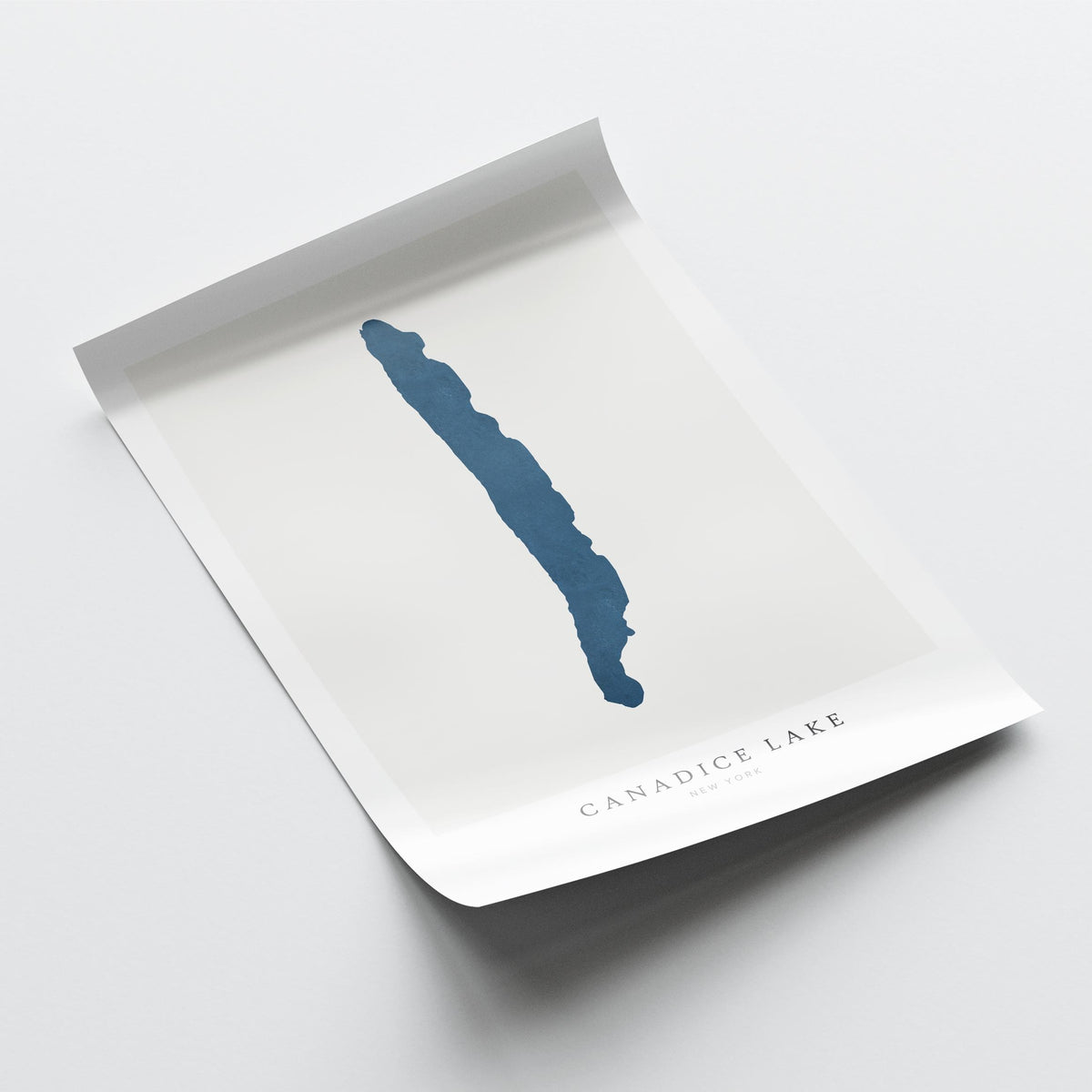 canadice lake new york map poster – minimalist lake wall art - image 6