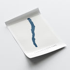 canandaigua lake new york map poster – minimalist lake wall art - image 6