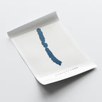 conesus lake new york map poster – minimalist lake wall art - image 6