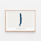 canadice lake new york map poster – minimalist lake wall art - image 2