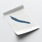 otisco lake new york map poster – minimalist lake wall art - image 6