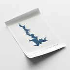 eagle mountain lake texas map poster – minimalist lake wall art - image 6