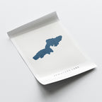 pewaukee lake wisconsin map poster – minimalist lake wall art - image 6