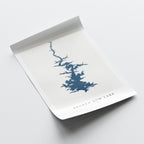broken bow lake oklahoma map poster – minimalist lake wall art - image 6