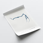 lake billy chinook oregon map poster – minimalist lake wall art - image 6