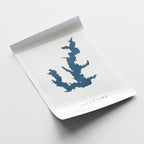 lavon lake texas map poster – minimalist lake wall art - image 6
