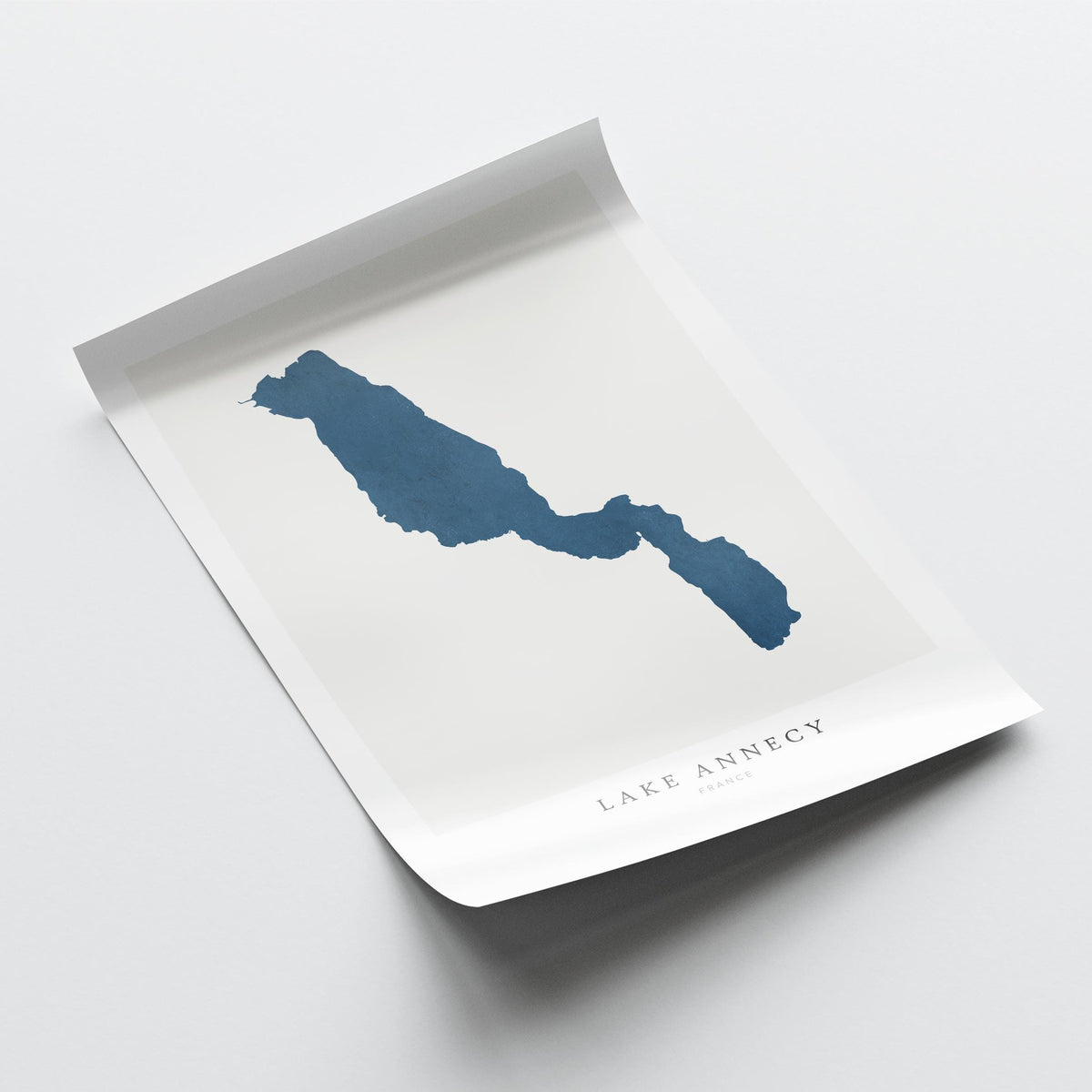 lake annecy france map poster – minimalist lake wall art - image 6