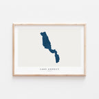 lake annecy france map poster – minimalist lake wall art - image 2