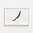 lake baikal russia map poster – minimalist lake wall art - image 2