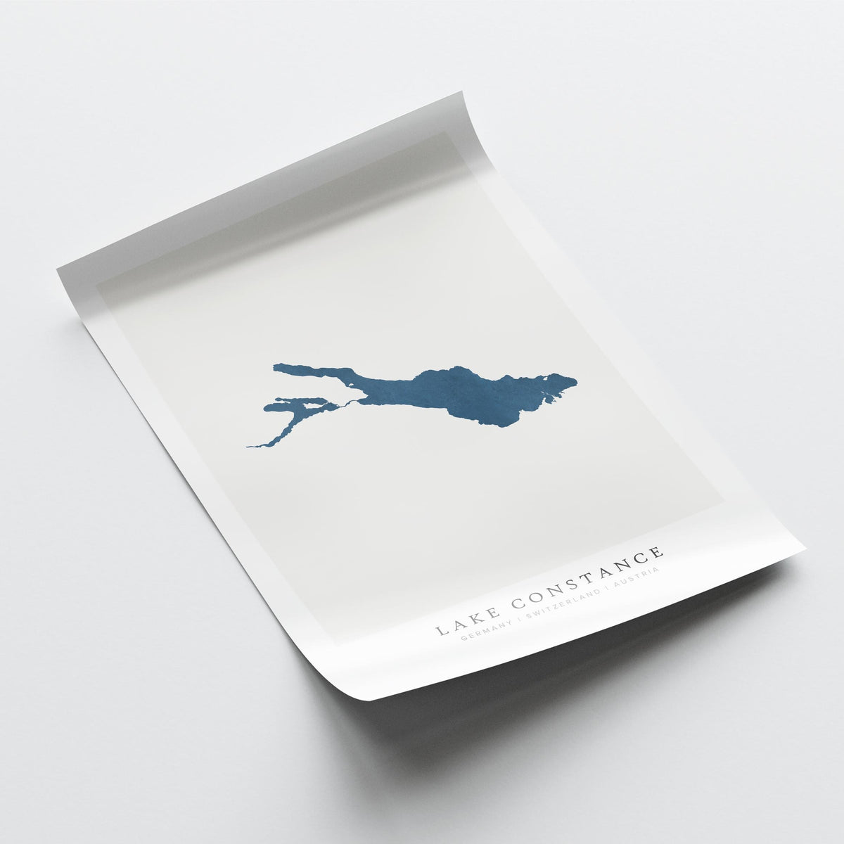 lake constance germany map poster – minimalist lake wall art - image 6