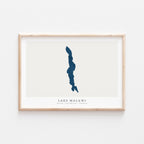 lake malawi malawi map poster – minimalist lake wall art - image 2