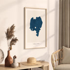 lake tana ethiopia map poster – minimalist lake wall art - image 3