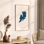 lake vanern sweden map poster – minimalist lake wall art - image 3
