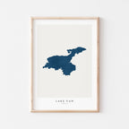 lake van turkiye map poster – minimalist lake wall art - image 2