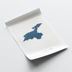 lake van turkiye map poster – minimalist lake wall art - image 6