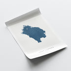 lake ladoga russia map poster – minimalist lake wall art - image 6