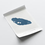 lake nicaragua venezuela map poster – minimalist lake wall art - image 6