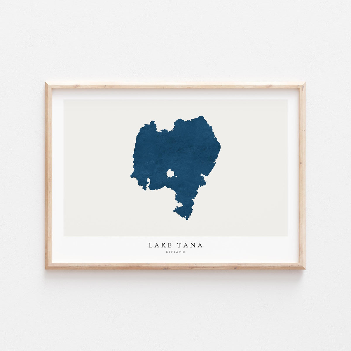 lake tana ethiopia map poster – minimalist lake wall art - image 2