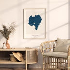 lake tana ethiopia map poster – minimalist lake wall art - image 5