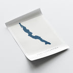 lake tanganyika zambia map poster – minimalist lake wall art - image 6