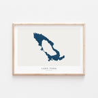 lake toba indonesia map poster – minimalist lake wall art - image 2