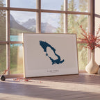 lake toba indonesia map poster – minimalist lake wall art - image 4