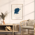 lake victoria kenya map poster – minimalist lake wall art - image 5