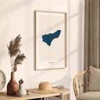 alpsee germany map poster – minimalist lake wall art - image 3