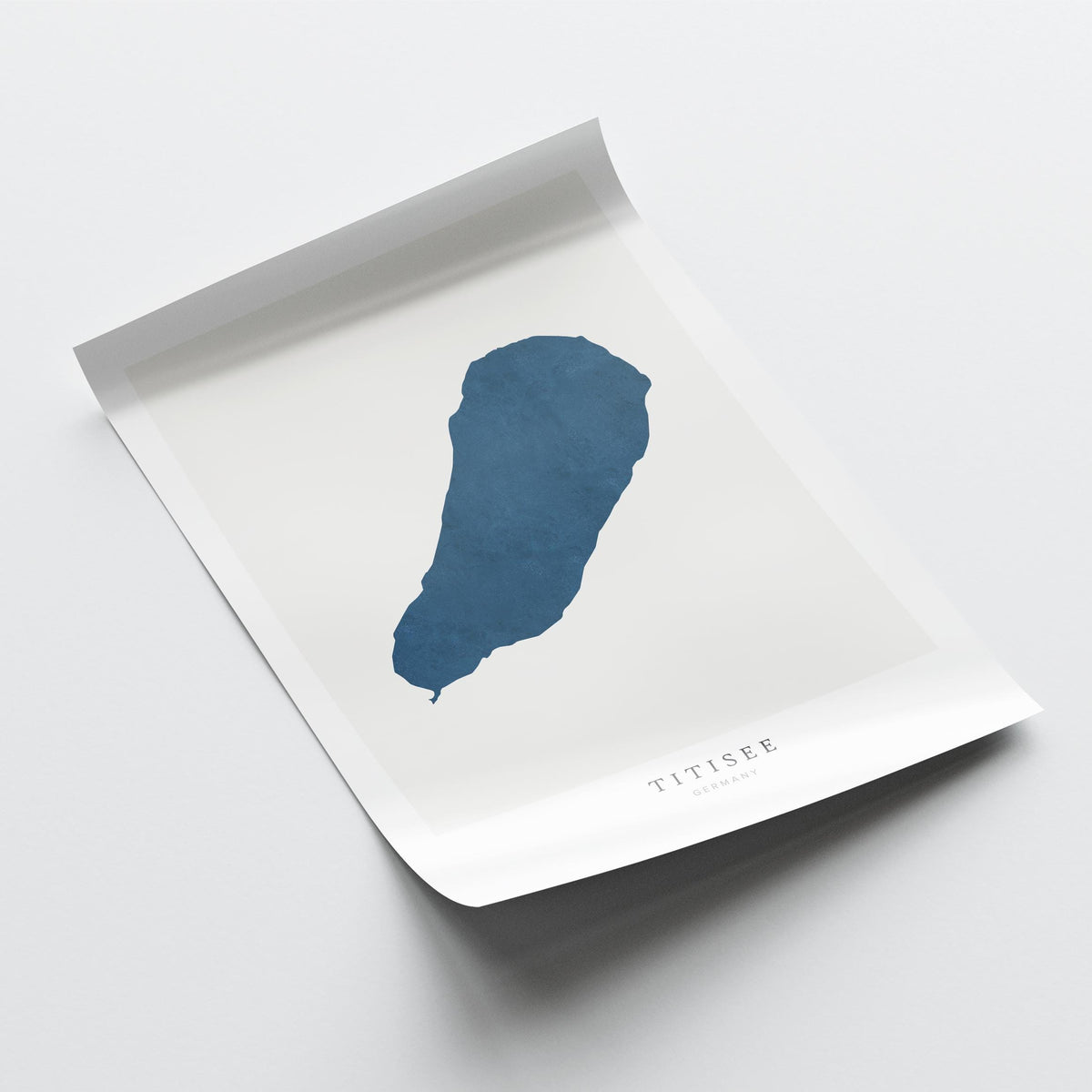 titisee germany map poster – minimalist lake wall art - image 6