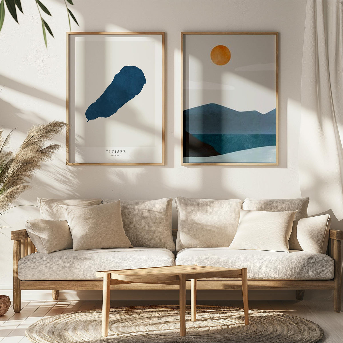 titisee germany map poster – minimalist lake wall art - image 7