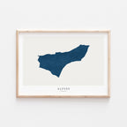 alpsee germany map poster – minimalist lake wall art - image 1
