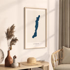 attersee austria map poster – minimalist lake wall art - image 3
