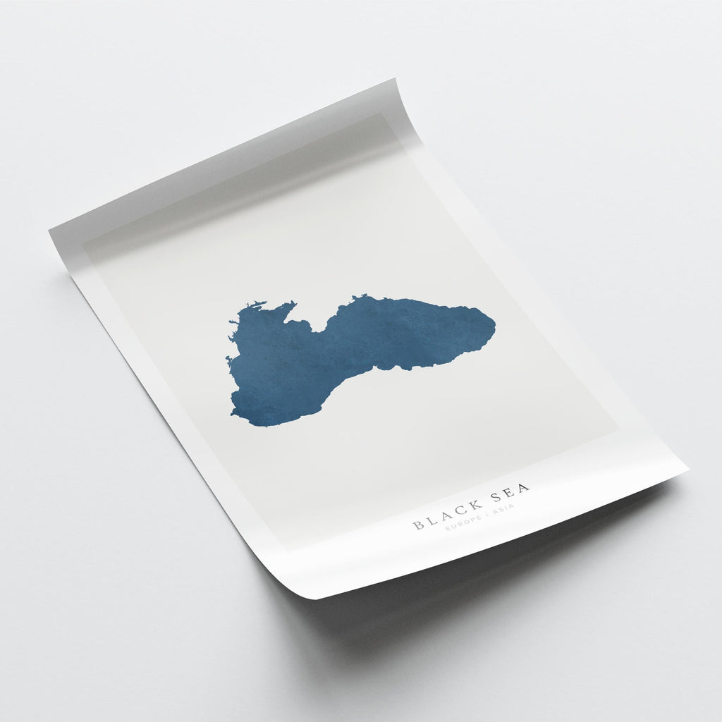 black sea russia map poster – minimalist lake wall art - image 6