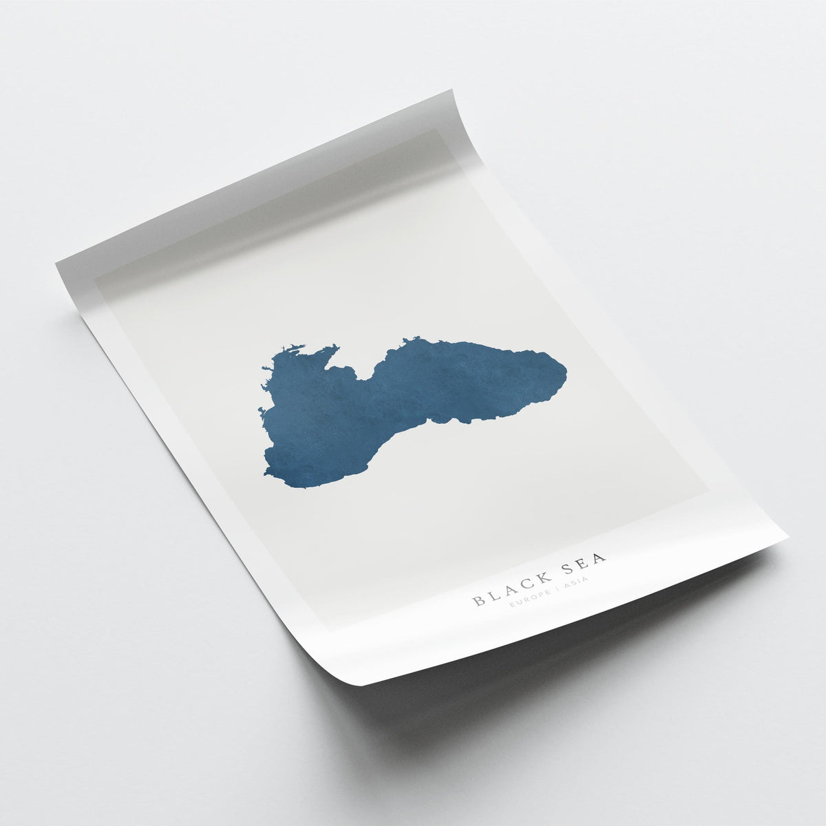 black sea russia map poster – minimalist lake wall art - image 6