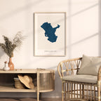 jokulsarlon iceland map poster – minimalist lake wall art - image 5