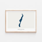 konigssee germany map poster – minimalist lake wall art - image 2