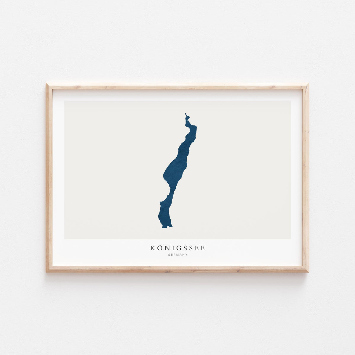 konigssee germany map poster – minimalist lake wall art - image 2