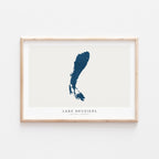 lake neusiedl austria map poster – minimalist lake wall art - image 2